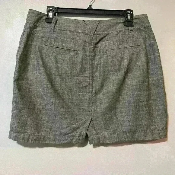 CONVERSE ALL STAR WOMEN’S SKIRT GRAY SIZE 6 100 % COTTON OUTDOOR POCKETS - Picture 2 of 6